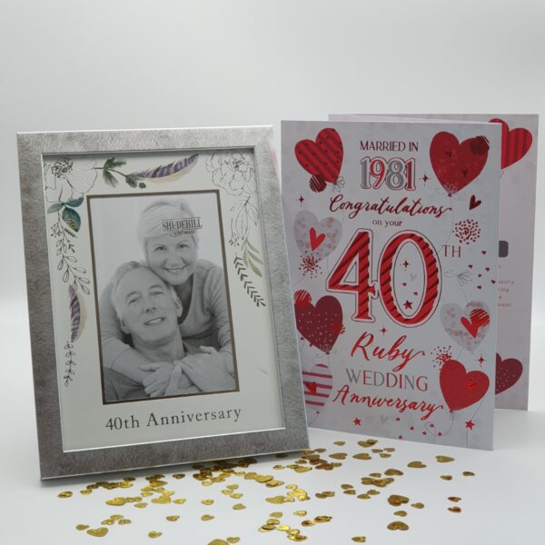 Milestone Anniversary Frame and Card - Image 4