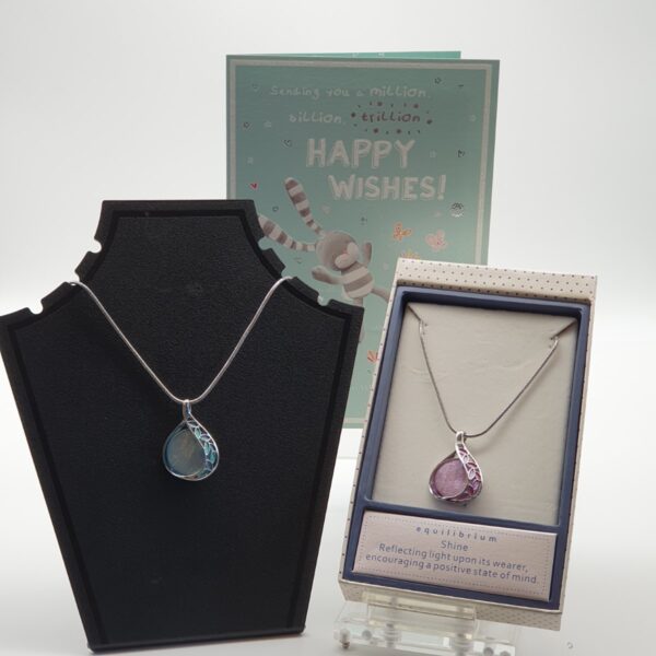 Blue / Green or Pink Stone Necklaces